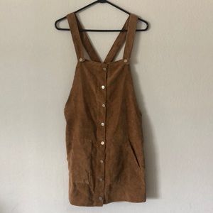 Corduroy Overall Dress